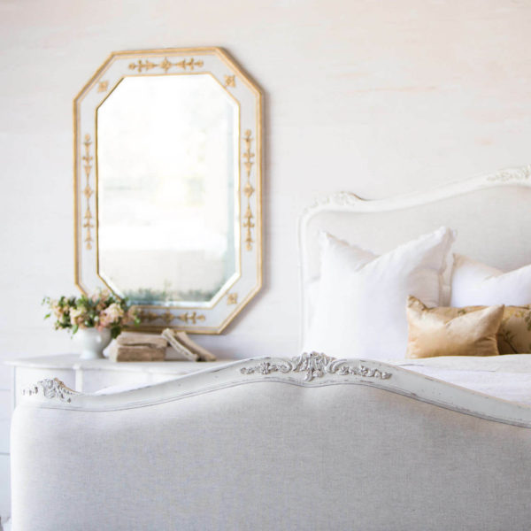 Sophia Antique White Bed - Image 6
