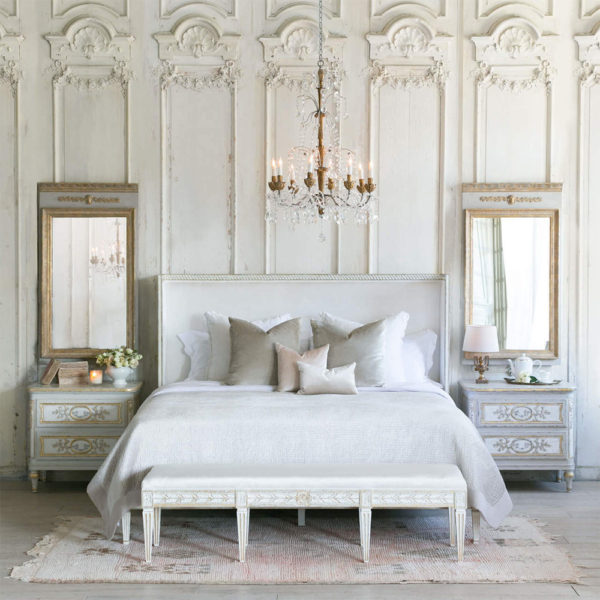 Bronte Fleur de Lis Bedside Table - Image 2