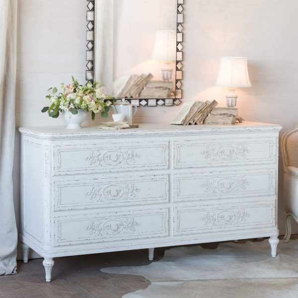 Bronte Wash White Dresser - Image 2