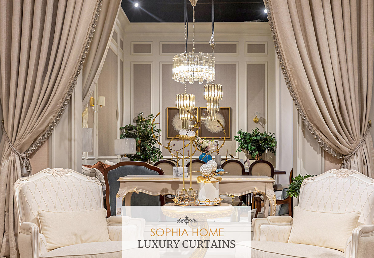 Sophia Home Luxury Curtains