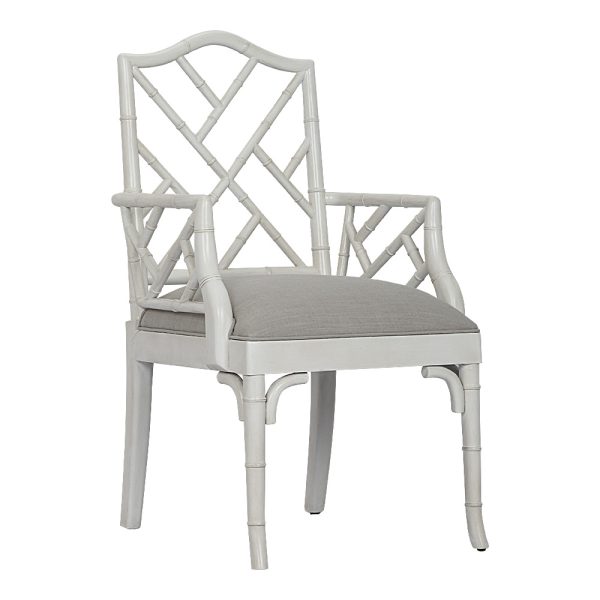 Glenda Bamboo Dining Armchair - Image 3