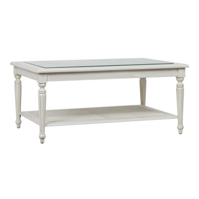 Mila Glass Top Coffee Table