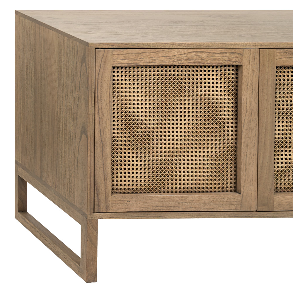 Rattan on sale sideboard cabinet