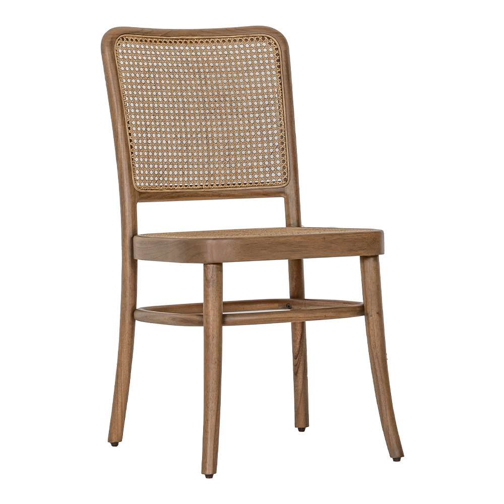 Natural wicker dining chairs best sale