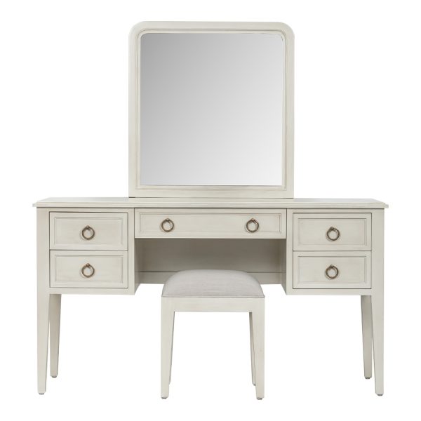 Zia Vanity and Stool