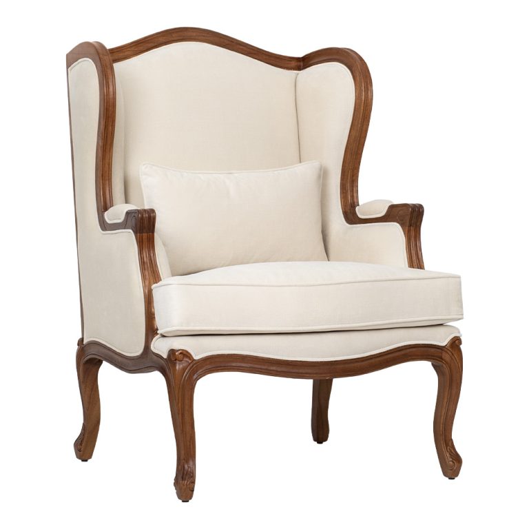 Wooden Wing Armchair with Unique Designs Online Sophia Home