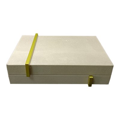 Peru Leather Box - Large