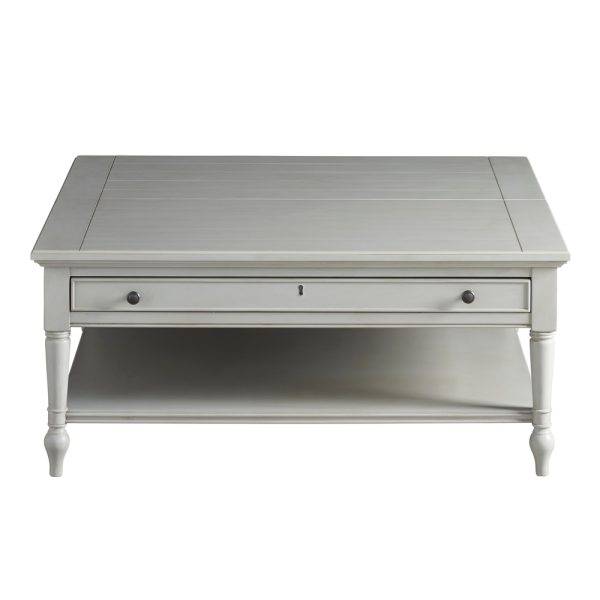 Lift Top Cocktail Table - Soft Gray - Image 2