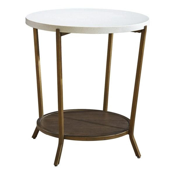 Playlist Round End Table