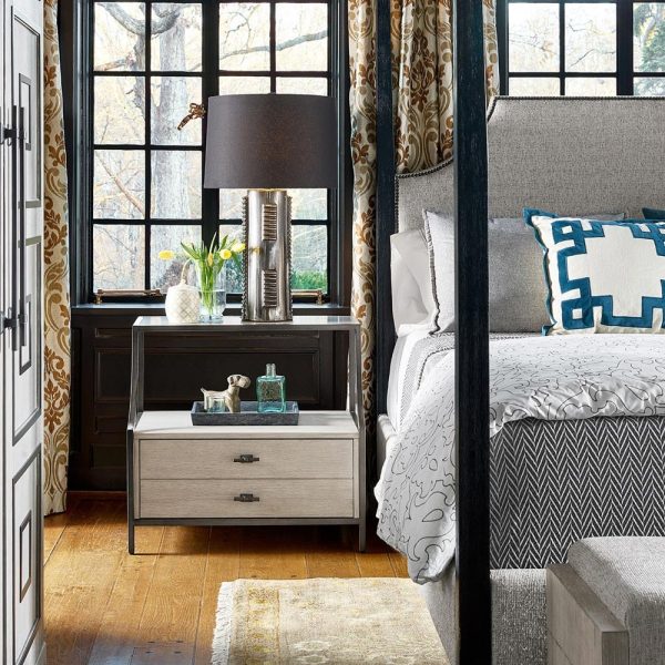 Midtown Stone Top Bedside Table - Image 2