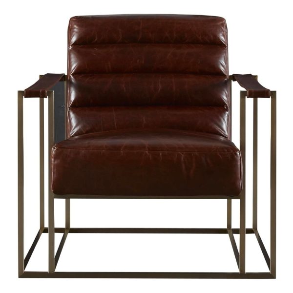 Jensen Leather Accent Chair - Image 2