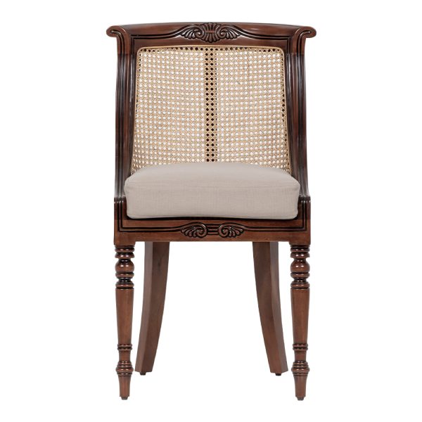 Village Rattan Back Chair - Image 2