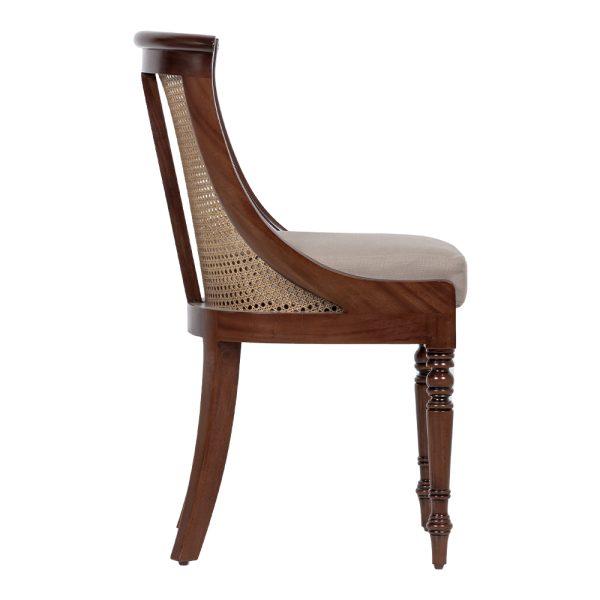 Village Rattan Back Chair - Image 3