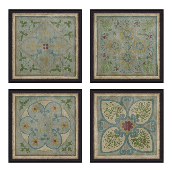 Verdigris Pattern S/4