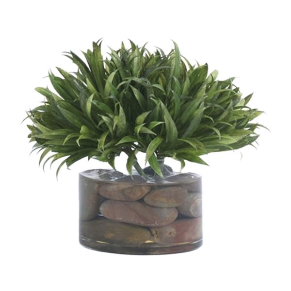 Small Grass Pom Accent