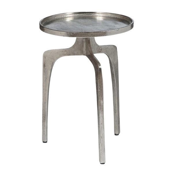 Mid-Mod Aluminum Accent Table