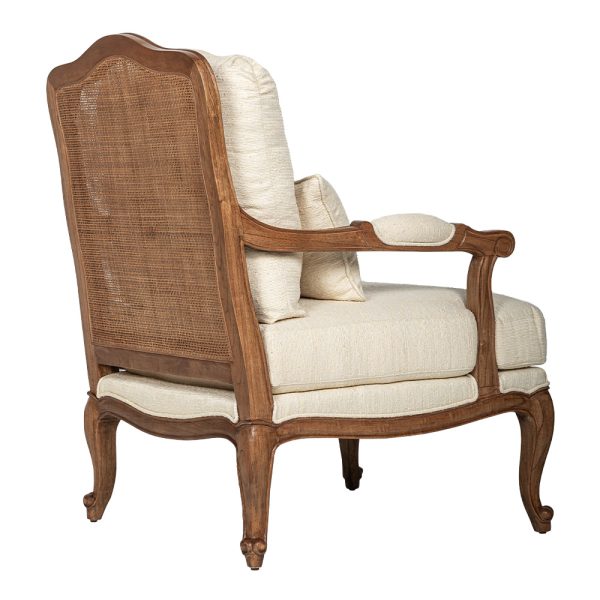 Gia Rattan Back Armchair - Image 3