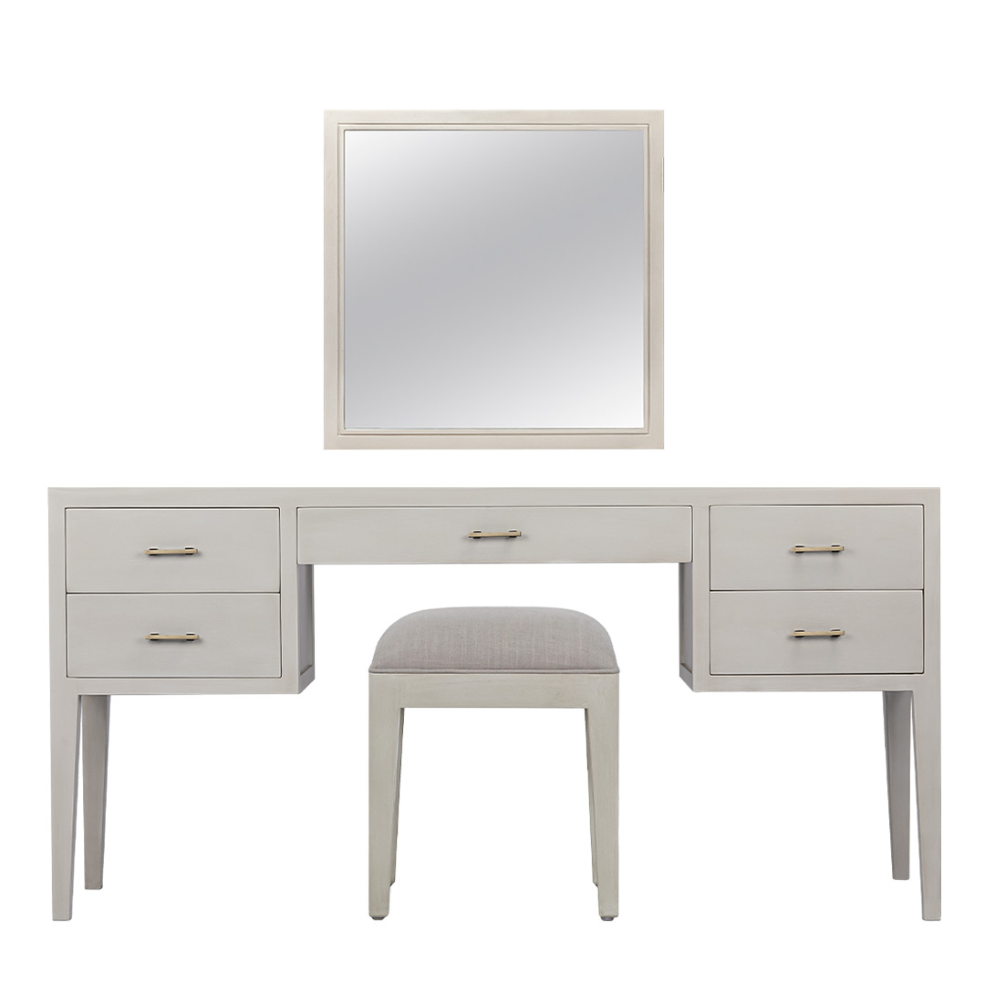 Alexa Vanity and Stool Sophia Home