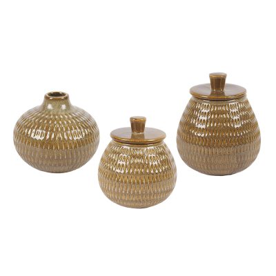 Song Thrush Ceramic Vase