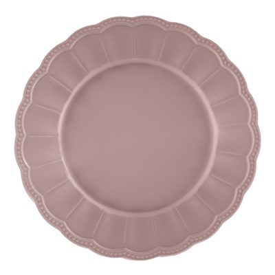 33cm Flower Charger Plate - Pink