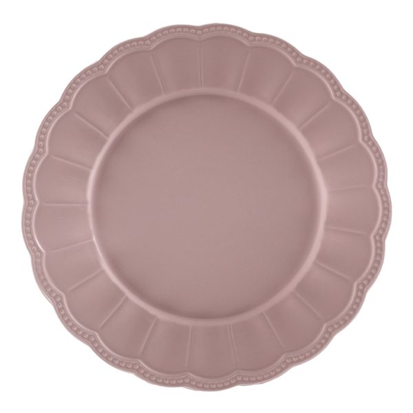 33cm Flower Charger Plate - Pink