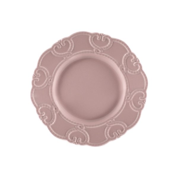 22cm Flower Dessert Plate - Pink