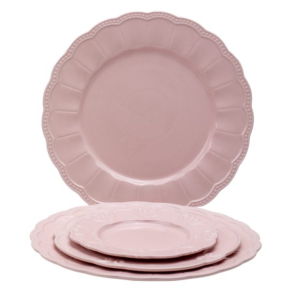 22cm Flower Dessert Plate - Pink - Image 2