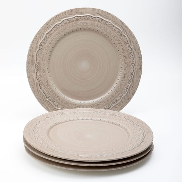 33cm Krisha Charger Plate Ivory - Image 2