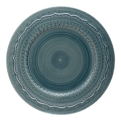 33cm Krisha Charger Plate Blue
