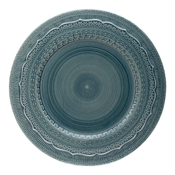 33cm Krisha Charger Plate Blue