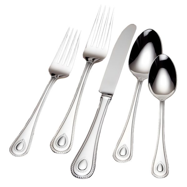 French Perle 65-Piece Flatware Set