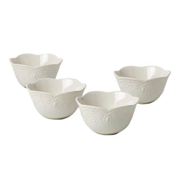 14cm French Perle White Fruit Bowl - Image 2