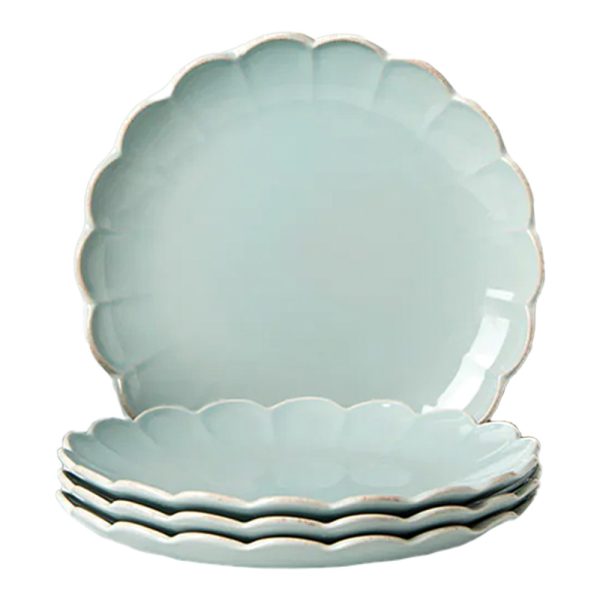 28cm French Perle Scallop Dinner Plate - Image 2