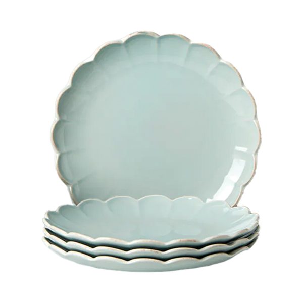 23cm French Perle Scallop Accent Plate - Image 2