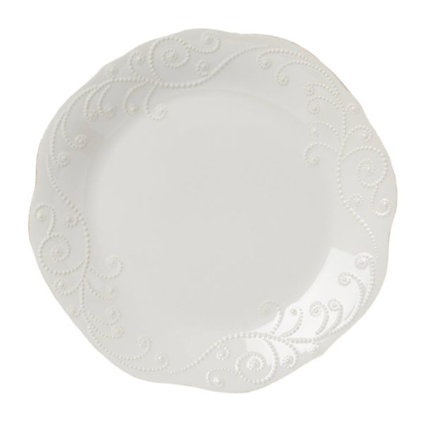 28cm French Perle White Dinner Plate