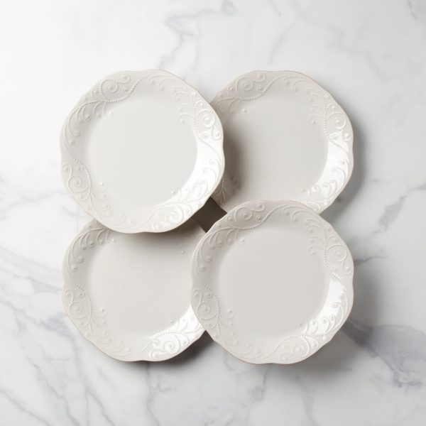 28cm French Perle White Dinner Plate - Image 2