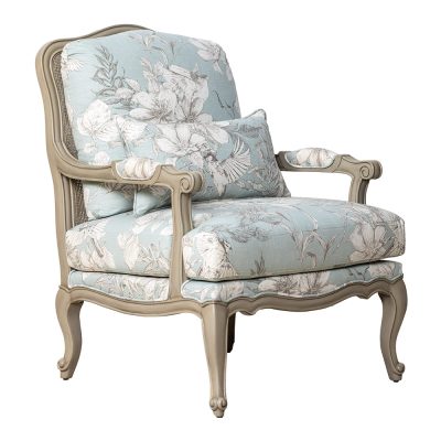 Gia Rattan Back Armchair