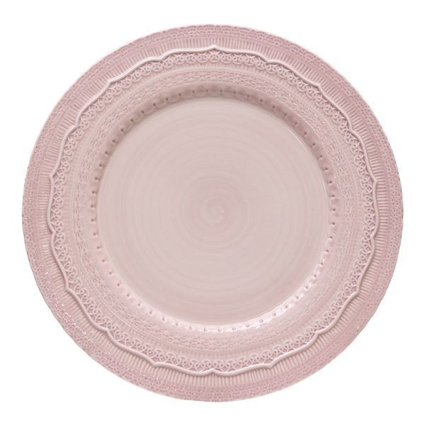 33cm Krisha Charger Plate Pink