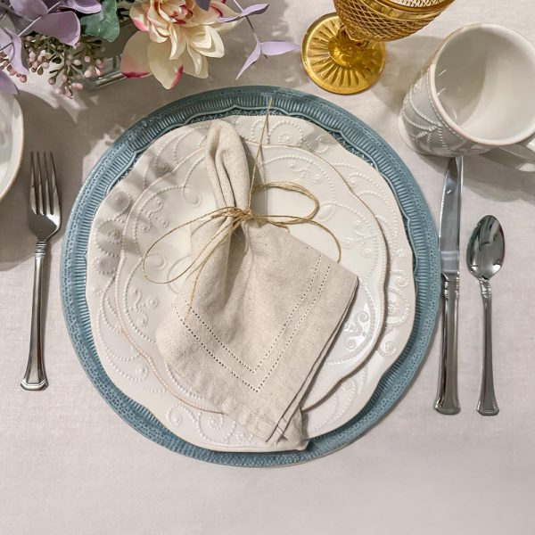 23cm French Perle White Accent Plate - Image 4