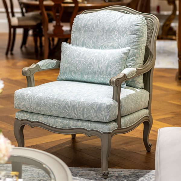 Gia Rattan Back Armchair - Image 9
