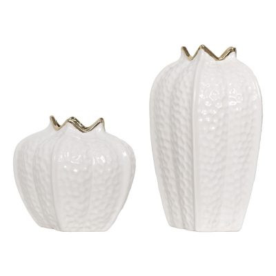 Adriella White Vase