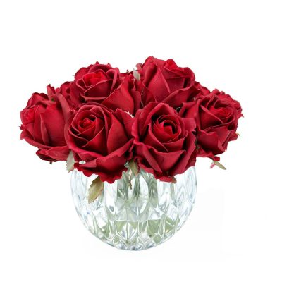 Rose Buds Carmine Red
