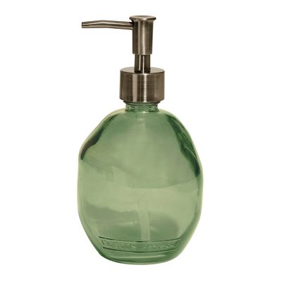 Green Glass Dispenser