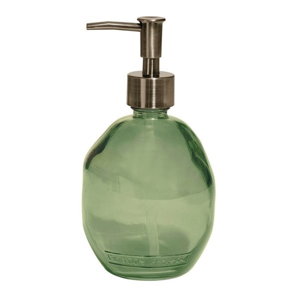 Green Glass Dispenser