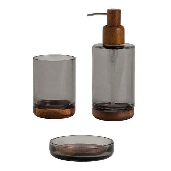Acacia Grey Toothbrush Holder - Image 2