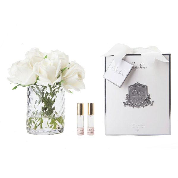 Herringbone Flower - White Rose Buds - Image 2