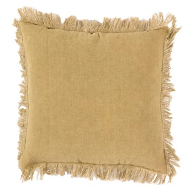 Mahe Ocher Linen Cushion