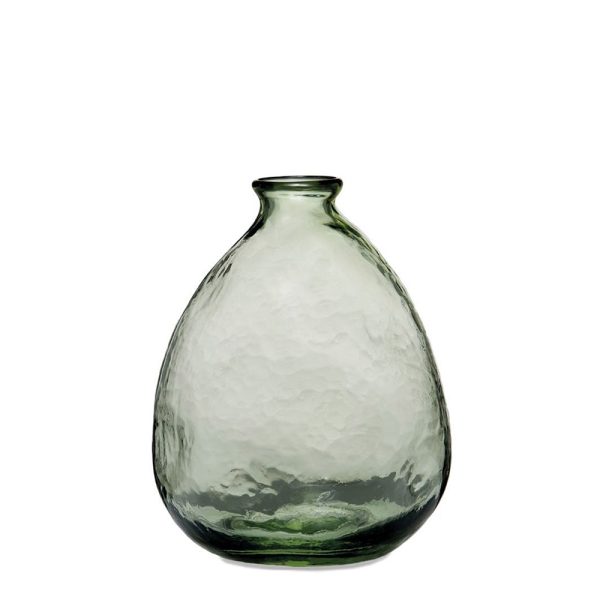 Organic Green Glass Vase - Image 3