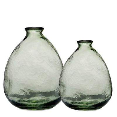 Organic Green Glass Vase