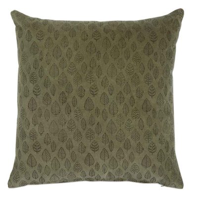 Velvet Cushion Leaves